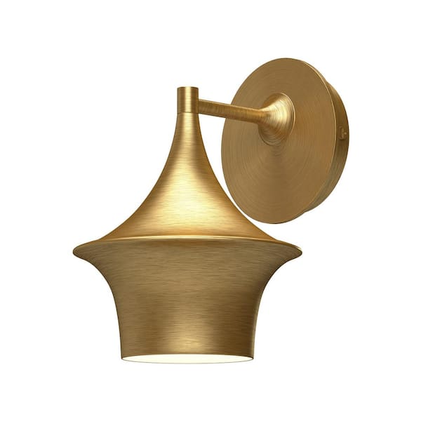 ALORA MOOD Emiko 7-in 1 Light 60-Watt Brushed Gold Vanity Light