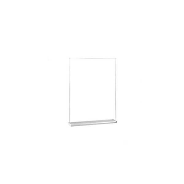 Clear Acrylic 9 in. x 11 in. Double-Sided Clear Table Top Sign Holder 10-Pack