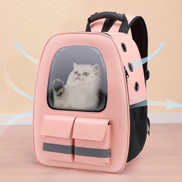 cenadinz Cat Carrier for Small Medium Cats Dogs Puppies with Big