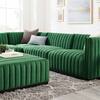 Crawford Tufted Sofa, Emerald Green – Astar Furniture