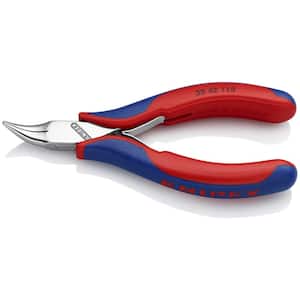 4-1/2 in. Electronics Pliers-Angled Half Round Tips
