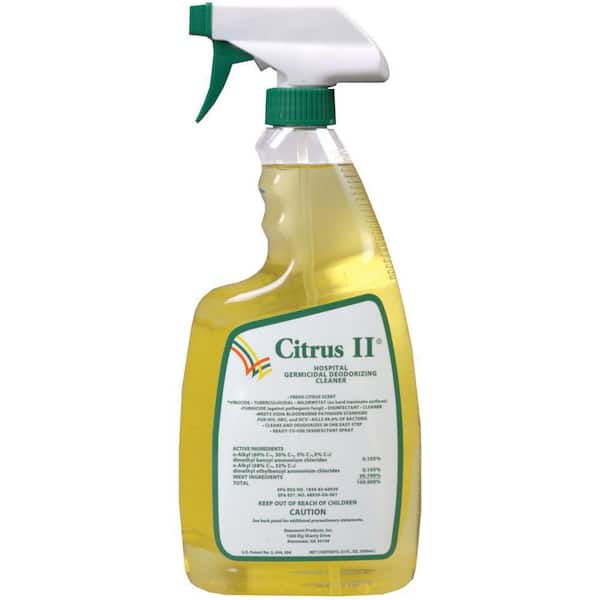 Citrus II 22 oz. Fresh Citrus Hospital Germicidal Deodorizing All-Purpose Cleaner Spray (3-Pack)