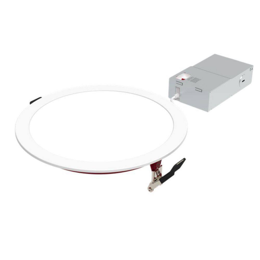 8-Fire Rated Slim in. Adjustable CCT IC Rated Dimmable Indoor Outdoor Integrated LED Recessed Smooth Trim 6-Pack price history on PriceWatchPro