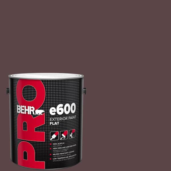 BEHR PRO 1 gal. #BNC-31 Mahogany Spice Flat Exterior Paint