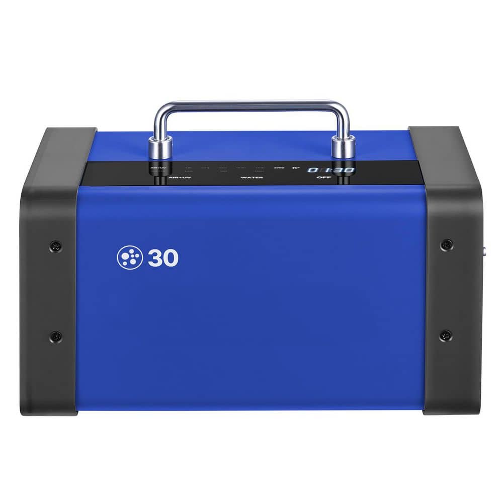 2700 sq. ft. Ion Generator Ozone Generator in Blue, 30000mg/h, LCD Touchscreen, Remote Control, Dual Hose Water Mode price history on PriceWatchPro