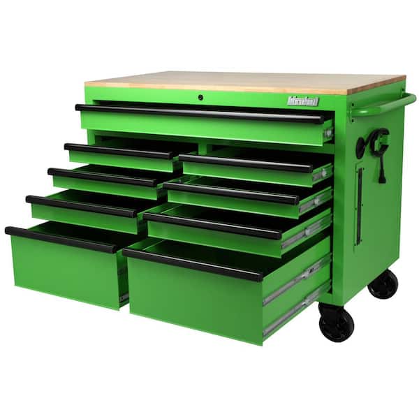 International 46 in. W x 24.5 in. D 9-Drawer Tool Chest Mobile