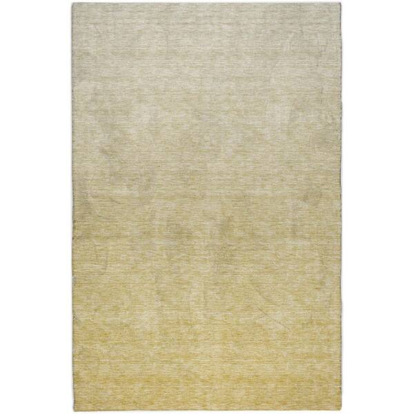 Dream Shag Premium Machine Washable Abstract ADS833 Wheat 8 ft. x 10 ft. Area Rug