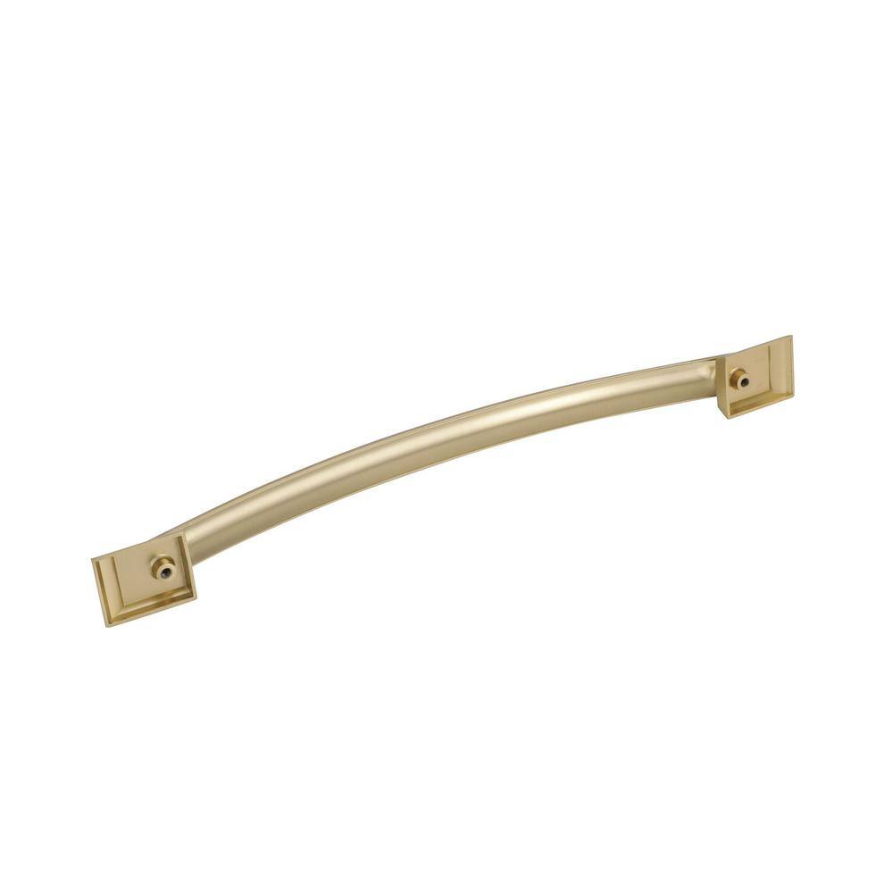 Golden Champagne 14.44" Modern Appliance Pull with Mounting Hardware