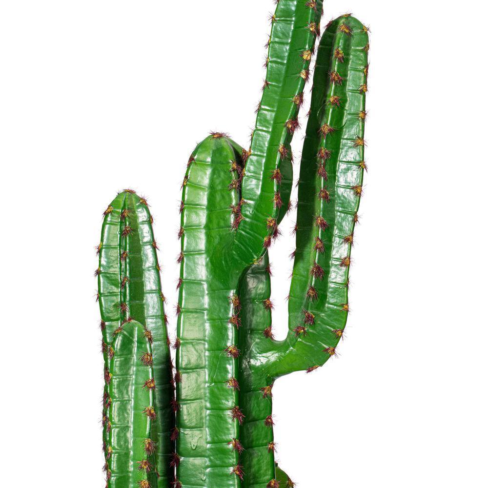 45" Green Artificial Finger Cactus in Black Pot