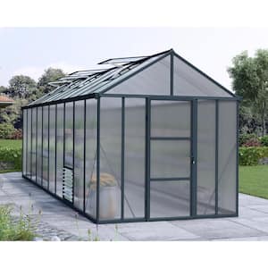 Glory 8 ft. x 20 ft. Gray/Diffused DIY Greenhouse Kit