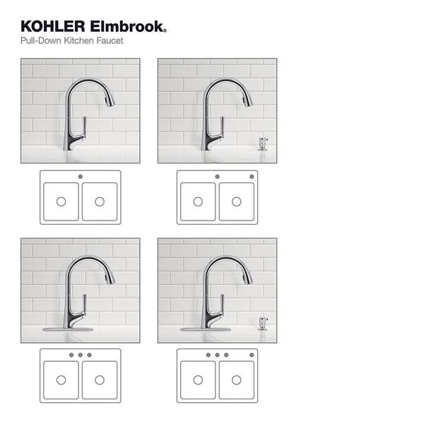 Kohler Elmbrook Single Handle Pull Down