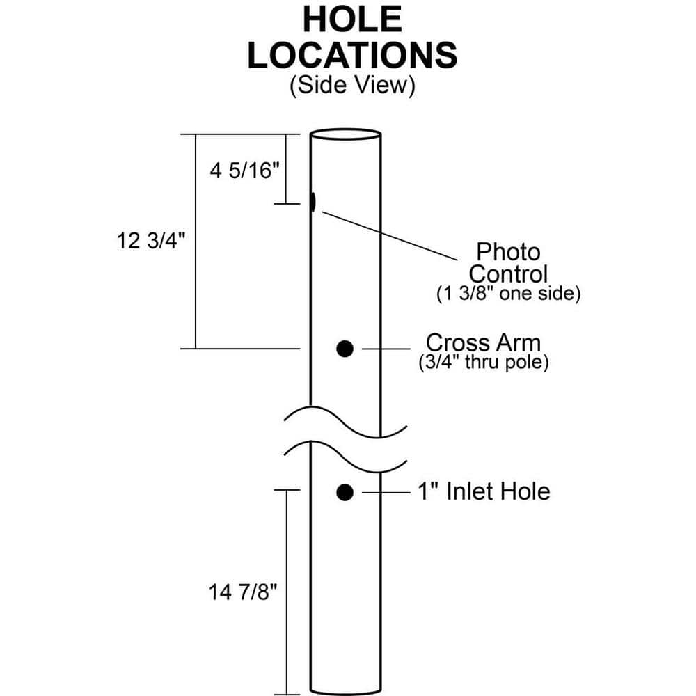 Bronze 84" Outdoor Lamp Post with Dusk-to-Dawn Sensor