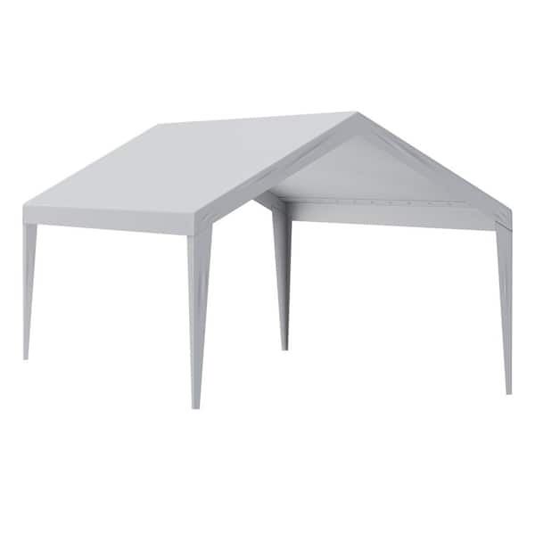 VEVOR Carport Replacement Canopy Cover 12 ft. x 20 ft., Garage Top Tent Shelter Tarp Heavy-Duty Waterproof