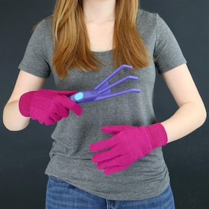 Women's Large Garden Jersey Gloves (3-Pack)