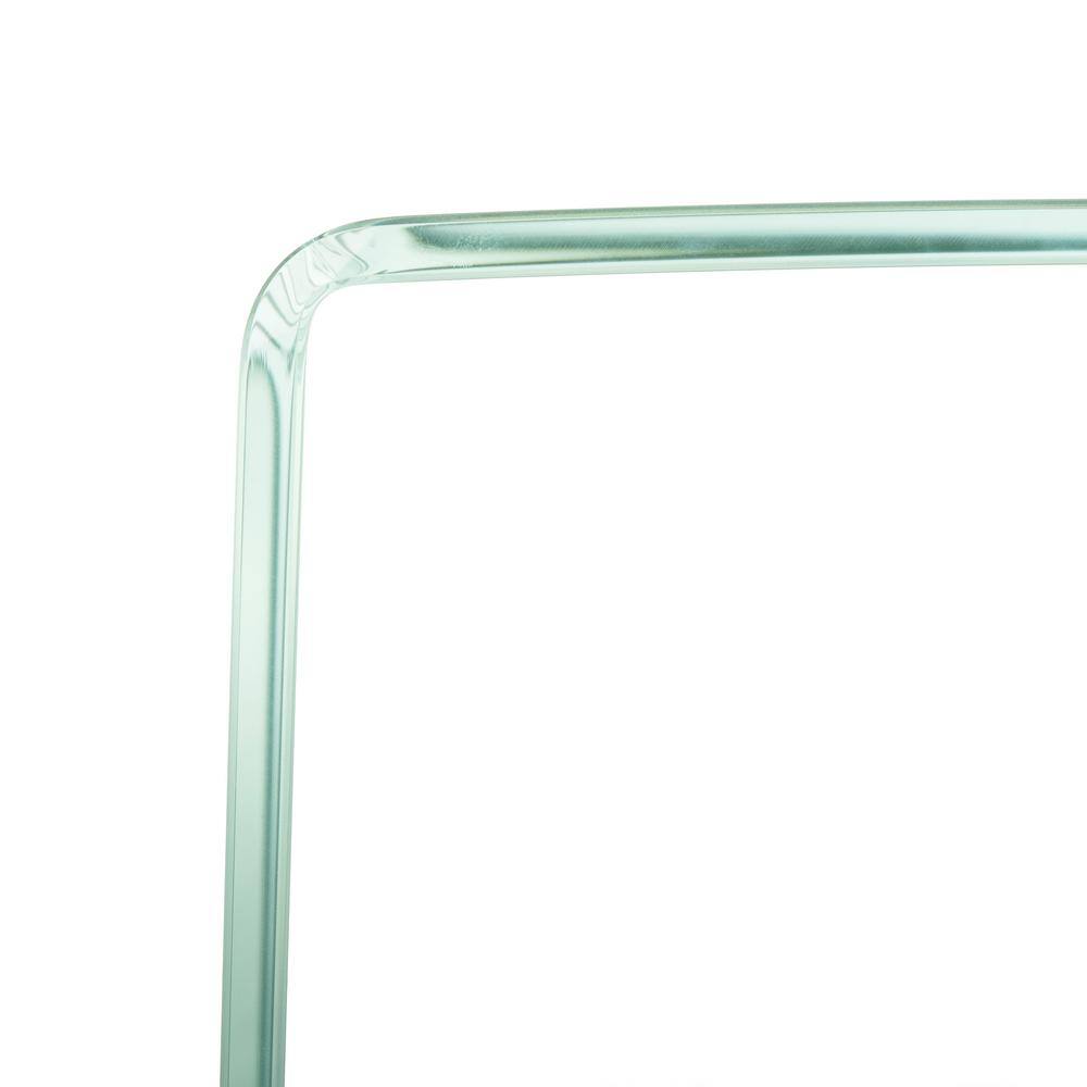 Crysta Ombre Clear and Blue Glass Hallway Table