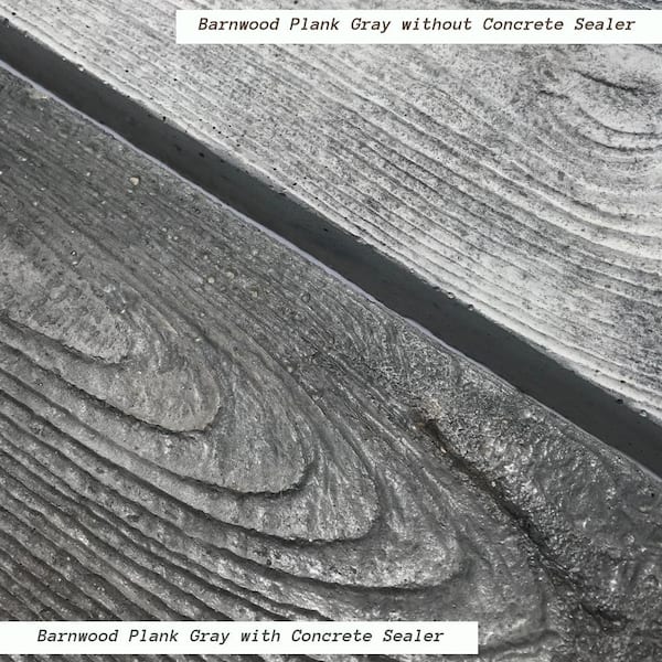 Natural Concrete Products Co 75 sq.ft. Gray Barnwood Plank Patio-On-A-Pallet Paver Set (60 pavers)