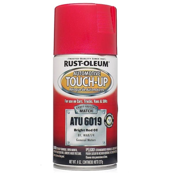 Rust-Oleum Automotive 8 oz. Bright Red Touch-Up Spray Paint (6-Pack)