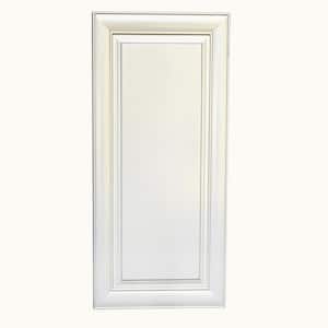 Ready to Assemble 9x30x12 in. High Single Door Wall Cabinet in Antique White