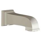 1/2 in. IPS Connection Town Square S Wall Mount Tub Spout in Brushed Nickel