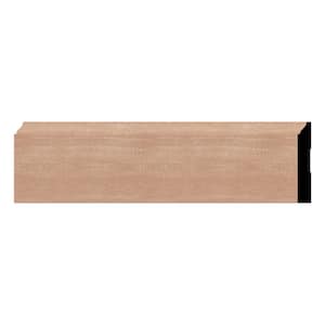 WM620 0.56 in. D x 4.25 in. W x 96 in. L Wood Sapele Mahogany Baseboard Moulding