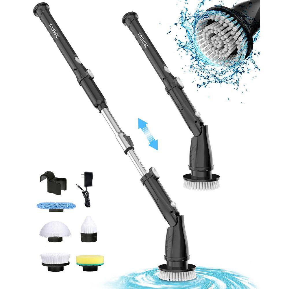 Electric Spin Scrubber, IPX5 Waterproof, 5-Replaceable Brush Heads, Adjustable Extension Handle, Sweeper price history on PriceWatchPro