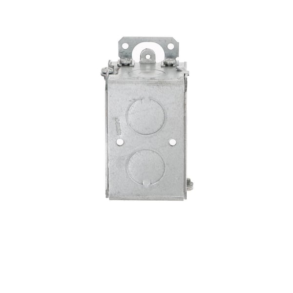 RACO 3 in. H x 2 in. W x 2 in. D Steel Metallic 1-Gang