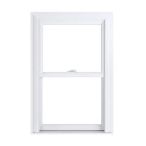 23.75 in. x 35.25 in. 70 Pro Series White Double Hung Low-E Argon Glass Vinyl Replacement Window, Screen Incl