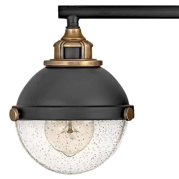 HINKLEY - Fletcher 25.0 in. 3 Light Black Vanity Light