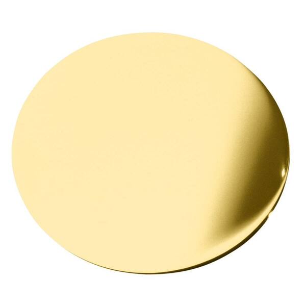 KOHLER 1-3/4 in. Round Sink Hole Cover in Vibrant Polished Brass