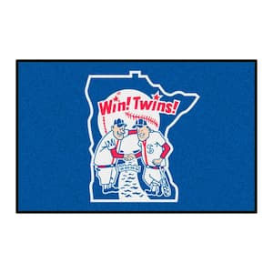 Minnesota Twins Blue 1 ft. 7 in. x 2 ft. 6 in. Starter Area Rug