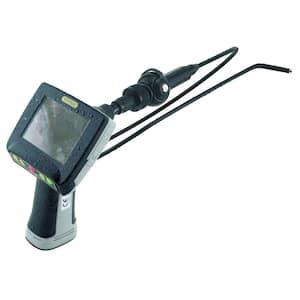 Waterproof Recording Borescope Video Inspection System with 5.5 mm Dia Close-Focus Articulating Camera Probe