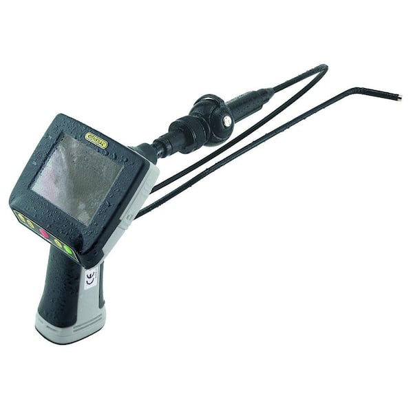 General Tools Waterproof Recording Borescope Video Inspection System with 5.5 mm Dia Close-Focus Articulating Camera Probe