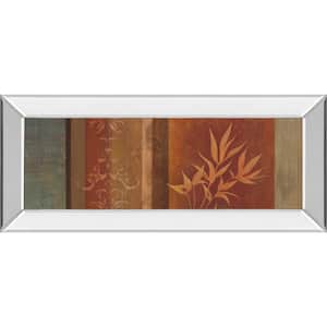 "Leaf Silhouette Il" By Jordan Grey Mirror Framed Print Wall Art 18 in. x 42 in.