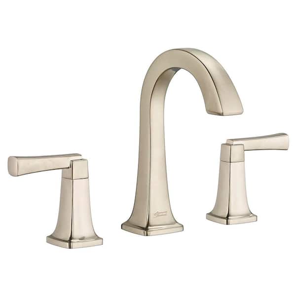 American Standard Townsend 8 in. Widespread 2-Handle High-Arc Bathroom Faucet with Speed Connect Drain in Brushed Nickel