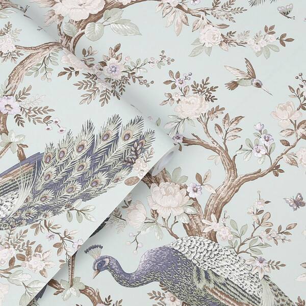 Wild Meadow Pale Iris Unpasted Removable Wallpaper Sample