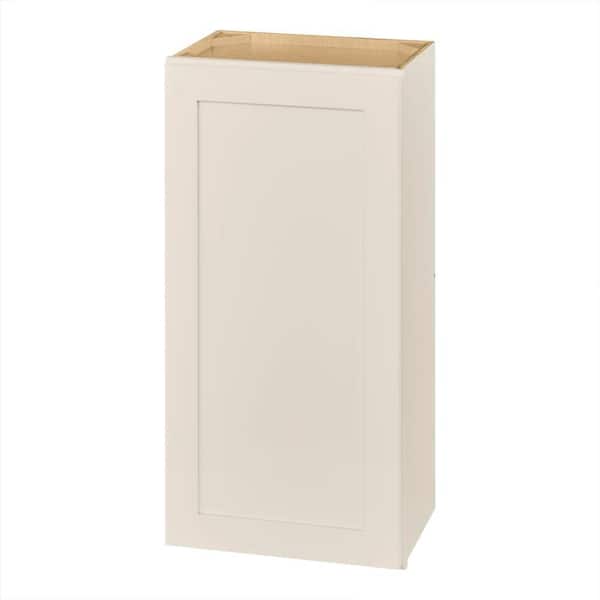Avondale 18 in. W x 12 in. D x 36 in. H Ready to Assemble Plywood Shaker Wall Kitchen Cabinet in Antique White