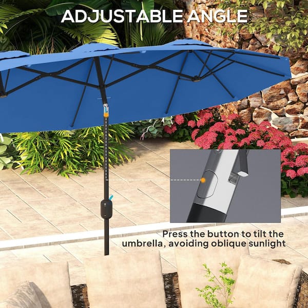 brown jordan patio umbrellas Vintage Luxury Brown Jordan Patio Set 6 Chairs Tilting Umbrella