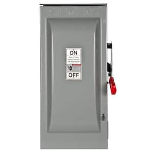 Heavy Duty 100 Amp 600-Volt 3-Pole Outdoor Non-Fusible Safety Switch