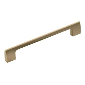 Riva 6-5/16 in. (160 mm) Golden Champagne Drawer Pull