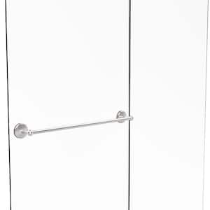 Monte Carlo Collection 30 in. Shower Door Towel Bar in Satin Chrome