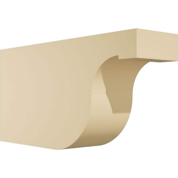 Ekena Millwork Standard Del Monte 5 in. W x 10 in. H x 20 in. D Signature Urethane Rafter Tail Outlooker