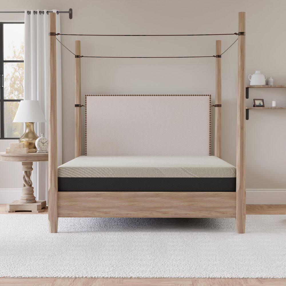 Omne 12 in. Soft Gel Memory Foam Smooth Top Queen Mattress