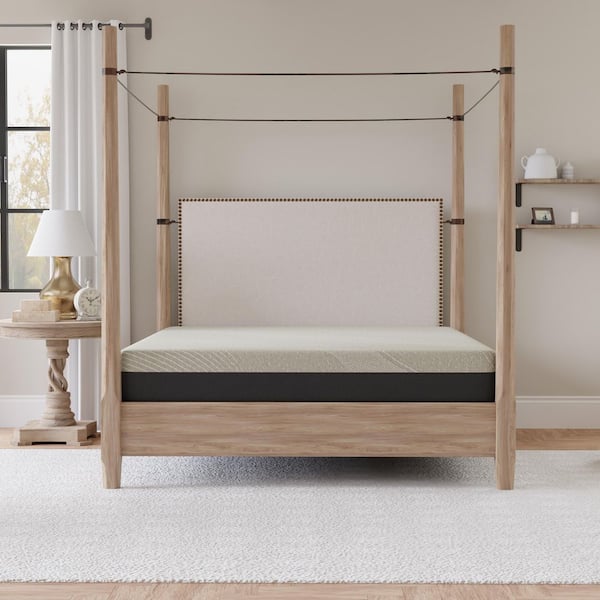 OMNE SLEEP Omne 12 in. Soft Gel Memory Foam Smooth Top Queen Mattress