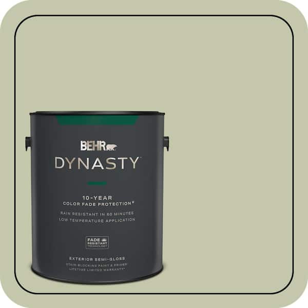 BEHR DYNASTY 1 gal. #MQ6-50 Desert Hotsprings Semi-Gloss Enamel Exterior Stain-Blocking Paint & Primer