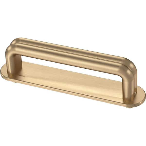 Liberty Urbane Wire 3 in. (76 mm) Champagne Bronze Drawer Pull with Backplate