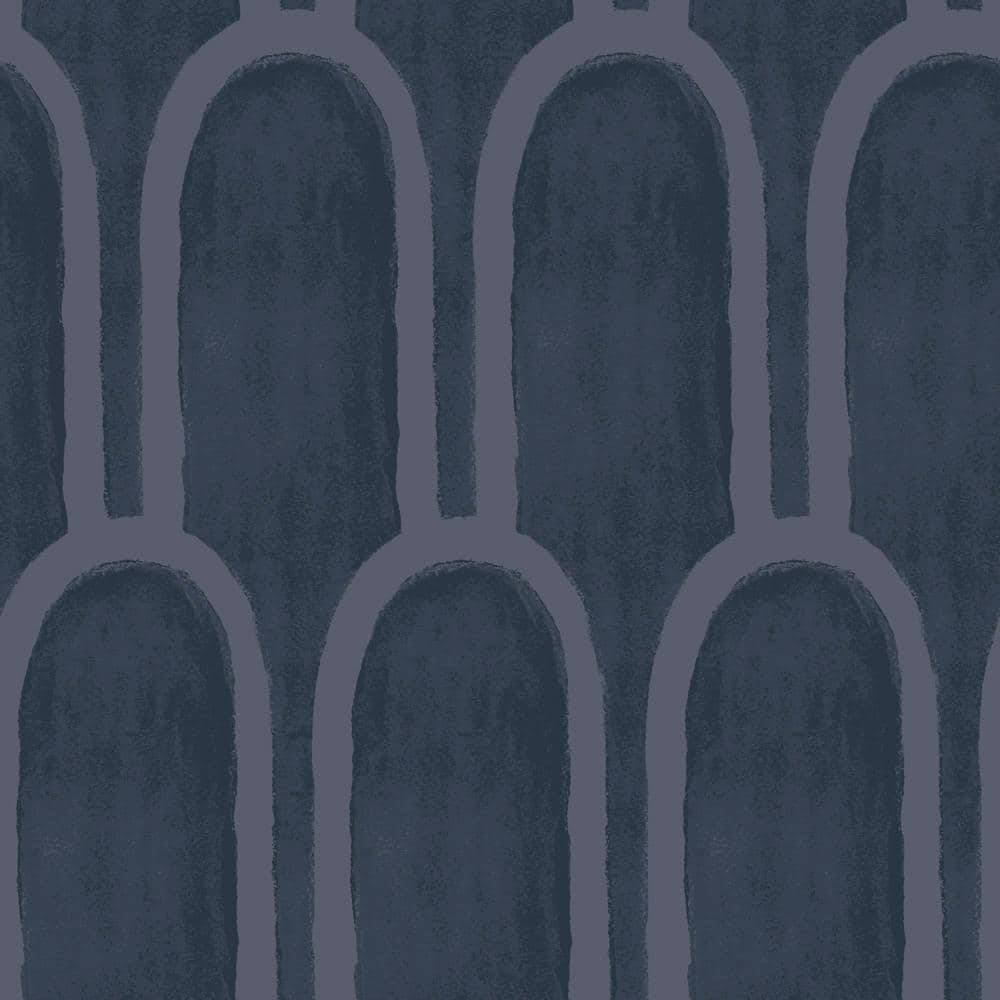 She She Queen Emma Bogen Removable Peel and Stick Matte Vinyl Wallpaper, 28 sq. ft.