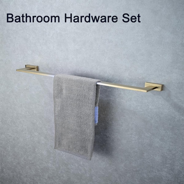 WOWOW 4 Piece Bathroom Hardware Set, Bathroom Accessories Set with