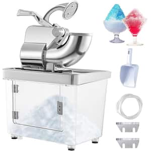 1200oz. Commercial Ice Crusher ETL Approved Stainless Steel Snow Cone Machine With Dual Blades