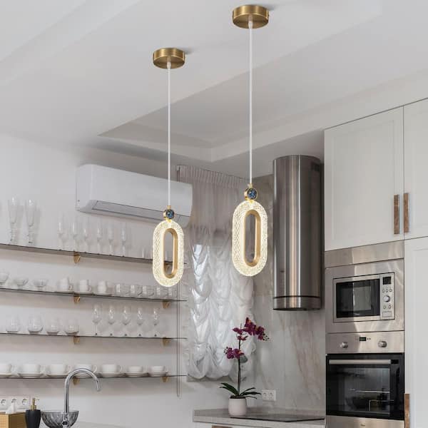 ZHLWIN Home Lighting ‎6-Watt 2-Lights Gold Dimmable Integrated LED