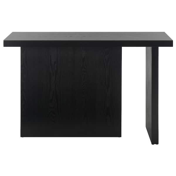 SAFAVIEH Assana 15.75 in. Black Rectangle Wood Console Table